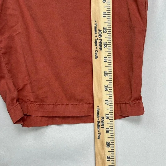 Quiksilver Waterman Down Under 4 Burnt Orange Chino Shorts Mens 31 EQMWS03014 - Picture 4 of 9